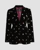 Etro Women's Embroidered Velvet Cotton-Blend Blazer - 6