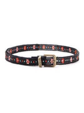 Etro Women's Floral Beaded Embroidered Belt