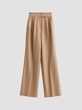Etro Women's Grid Wool Straight Trousers