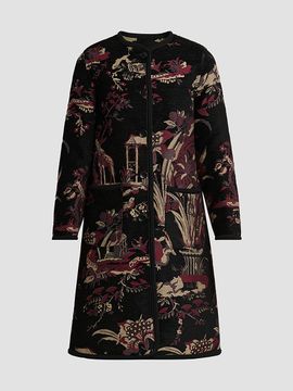 Etro Women's Jacquard Collarless Coat