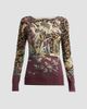 Etro Women's Jungle Silk-Cashmere Knit Top - 1