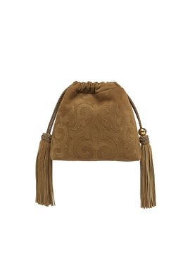 Etro Women's Kalispera Extra-Small Suede Shoulder Bag