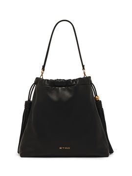 Etro Women's Kalispera Large Leather Shoulder Bag