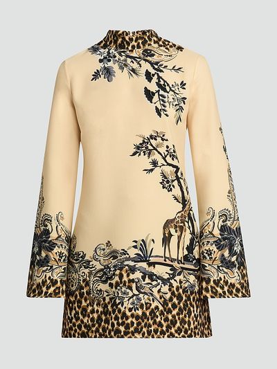 Etro Women's Leopard-Print Mini Dress