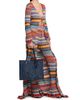 Etro Women's Lovetrotter Large Jacquard Paisley Denim Tote Bag - 2