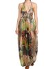 Etro Women's Metallic Lotus Paisley Silk Halter Gown - 2