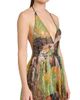 Etro Women's Metallic Lotus Paisley Silk Halter Gown - 6