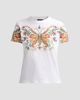 Etro Women's Paisley Butterfly Cotton T-Shirt - 6