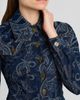 Etro Women's Paisley Cotton-Blend Crop Denim Jacket - 5