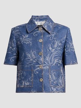 Etro Women's Paisley Denim Shirt