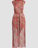 Etro Women's Paisley Fringe Midi Dress - 1