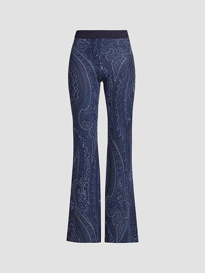 Etro Women's Paisley Knit Trousers