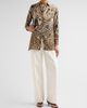 Etro Women's Paisley Leopard Print Silk Shirt - 2