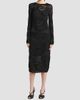 Etro Women's Paisley Mesh Sheath Midi Dress - 2