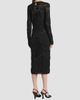 Etro Women's Paisley Mesh Sheath Midi Dress - 3
