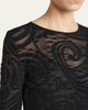 Etro Women's Paisley Mesh Sheath Midi Dress - 5