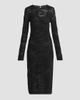 Etro Women's Paisley Mesh Sheath Midi Dress - 6