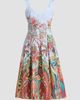 Etro Women's Paisley Pleated Cotton Midi Dress - 1