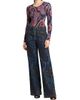 Etro Women's Paisley Print Jersey Top - 2