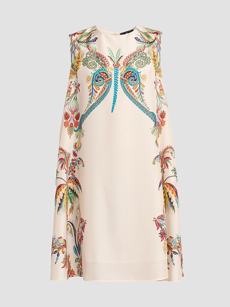Etro - Women's Paisley Silk A-Line Dress