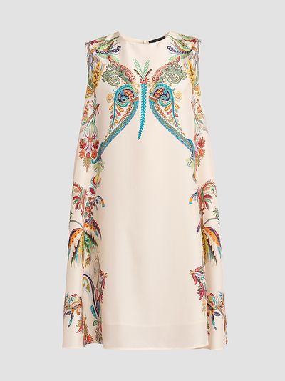 Etro Women's Paisley Silk A-Line Dress