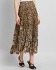 Etro Women's Pleated Leopard-Printed A-Line Midi Skirt - 4