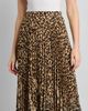 Etro Women's Pleated Leopard-Printed A-Line Midi Skirt - 5
