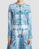 Etro Women's Printed Knit Crop Cardigan - 4