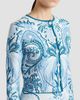 Etro Women's Printed Knit Crop Cardigan - 5