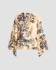 Etro Women's Printed Silk Keyhole Blouse - 1