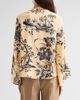 Etro Women's Printed Silk Keyhole Blouse - 3