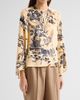 Etro Women's Printed Silk Keyhole Blouse - 4
