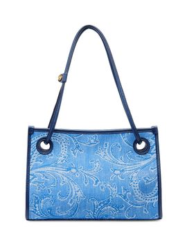 Etro Women's Small Libra Paisley Wool-Blend Tote Bag