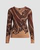 Etro Women's Stamped Paisley V-Neck Top - 1