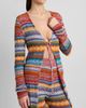 Etro Women's Striped Open-Knit Cotton Long Cardigan - 5