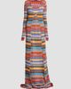 Etro Women's Striped Open-Knit Cotton Long Cardigan - 6