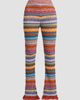 Etro Women's Striped Pointelle Knit Trousers - 1