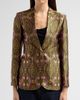 Etro Women's Tapestry Jacqaurd Blazer - 5