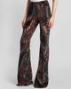 Etro Women's Velvet Paisley Sheer Kick Flare Leggings - 4