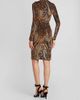 Etro Women's Velvet Paisley Sheer Knee-Length Dress - 3