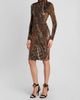 Etro Women's Velvet Paisley Sheer Knee-Length Dress - 4