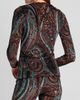 Etro Women's Velvet Paisley Sheer Top - 3