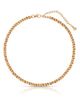 Ettika Ettika 18k Gold Plated Spiral Chain Necklace  - 1