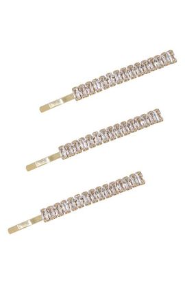 Ettika Ettika 3-Pack Crystal Bobby Pins