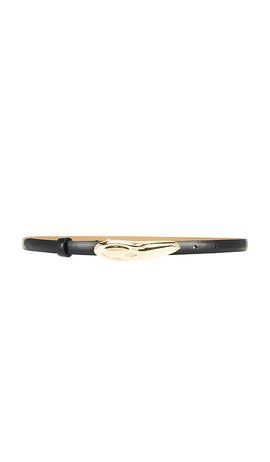 Ettika Ettika Ayla Carbon Split Leather Belt