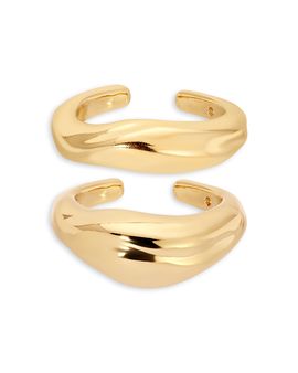 Ettika Ettika Bold Metallic Ear Cuff Set