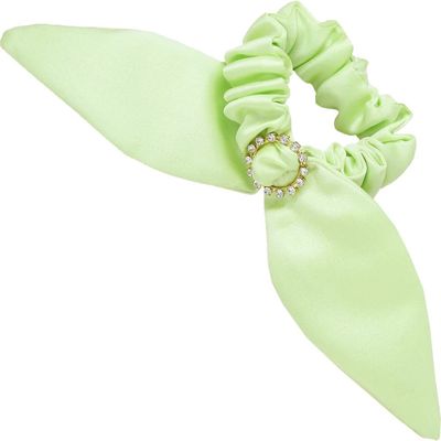 Ettika Ettika Bow Crystal Scrunchie