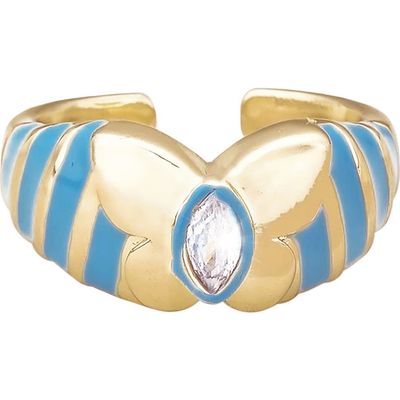 Ettika Ettika Butterfly Enamel Ring