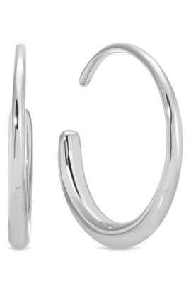 Ettika Ettika Circle Threader Hoop Earrings