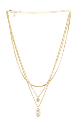 Ettika Ettika Classic Multi Stone Pendant